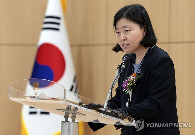 취임사 하는 임은정 신임 동부지검장