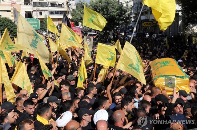 레바논의 헤즈볼라 지지자들