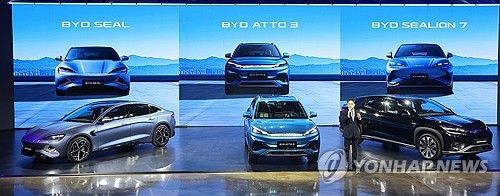 중국 BYD 전기차 브랜드 3종 출시