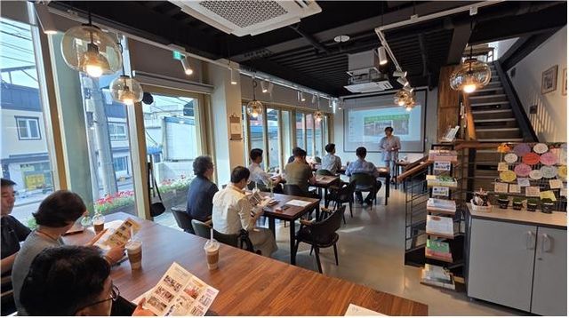 제주시 마을만들기 관계자, 원주시 마을공동체 견학