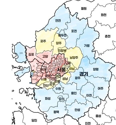 러브버그 확산 예상 지도