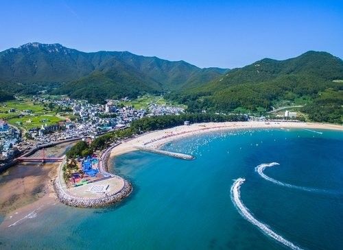 남해 상주은모래비치 해변