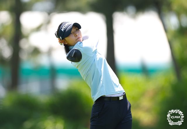 박서진의 티샷.