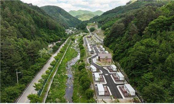 태백 캠핑장 전경
