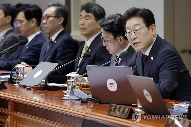 이재명 대통령 국무회의 발언