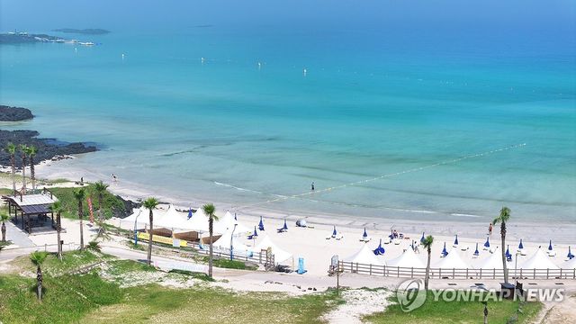 함덕해수욕장의 여름