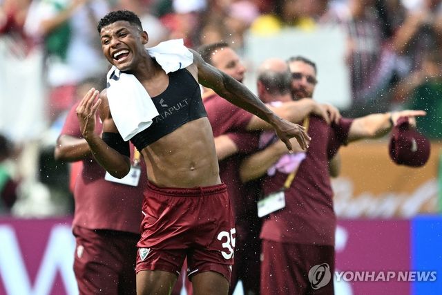 알힐랄과 경기에서 결승 골을 터트린 플루미넨시의 에르쿨레스(맨 앞).