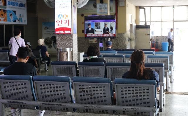 한산한 터미널 내부