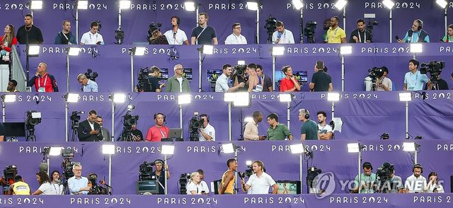 다양한 모습의 올림픽 방송 부스