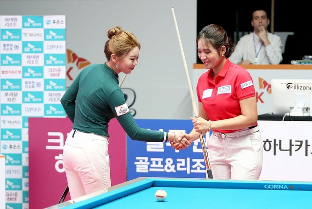 2022-2023시즌 월드챔피언십 결승에서 만났던 김가영-스롱 피아비