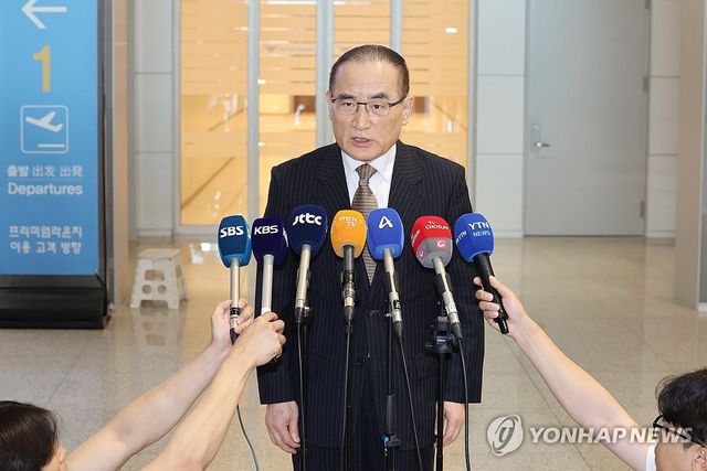 위성락 안보실장 방미 일정 위해 출국