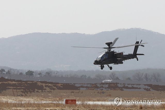 육군, 아파치 항공작전 훈련