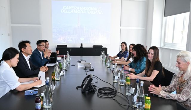 오세훈 서울시장, 이탈리아 국립패션협회 면담