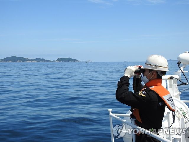 수색 중인 해경
