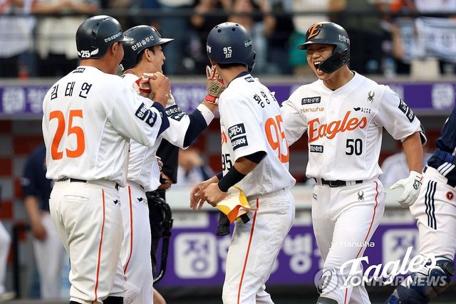 한화 이원석, 데뷔 7년 만에 만루포