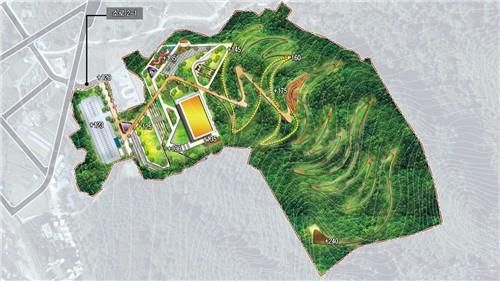 가평 미·영연방 관광안보공원 조감도