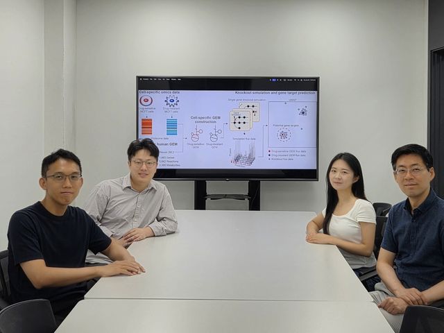 암세포 항암제에 민감하게 만드는 유전자 예측한 KAIST 연구팀 