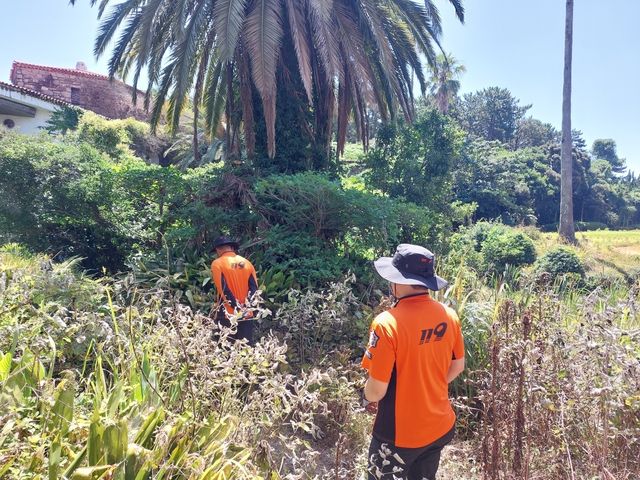 7일 실종자 수색 중인 소방 당국