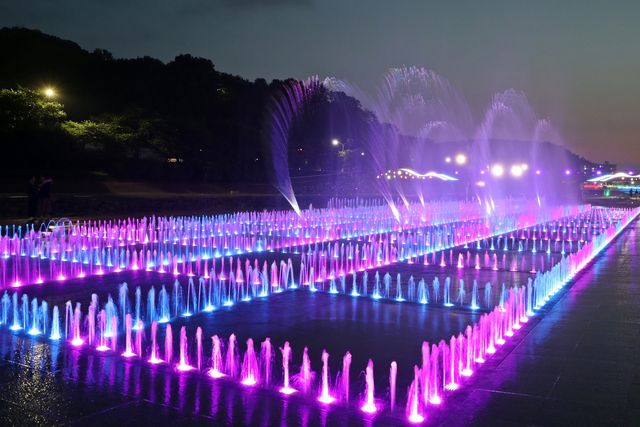 정읍천 미로분수 물놀이장