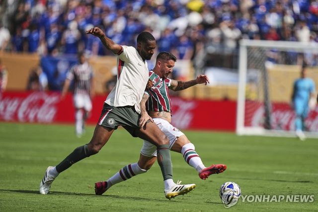 첼시와 플루미넨시의 경기 모습.