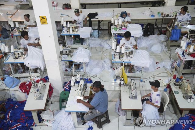 인도네시아 의류 공장