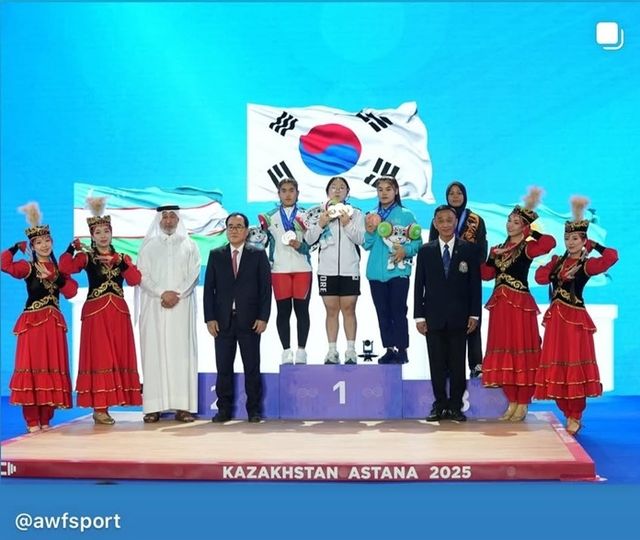 이다연, 2025 아시아유소년역도선수권 우승