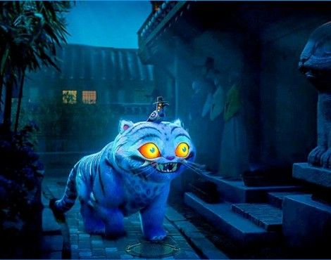 케이팝 데몬 헌터스 중 까치와 호랑이 