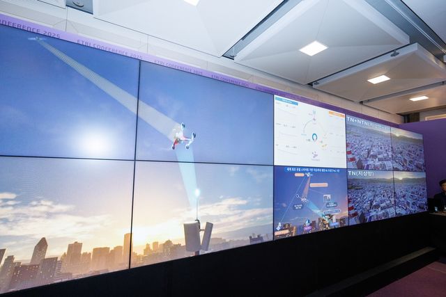 UAM 비행 시연 모습