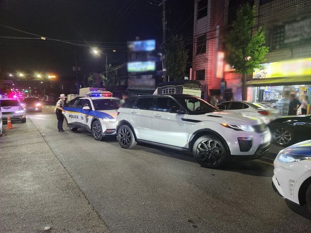 A씨 체포 당시 현장 모습