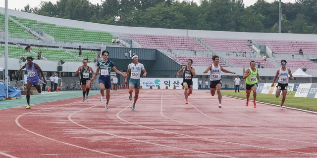 이재성, 백제왕도 2025 전국육상경기대회 남자 200ｍ 우승