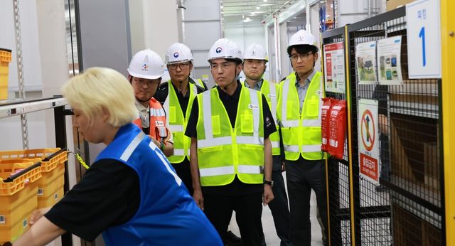 권창준 노동차관, 폭염대비 물류센터 현장점검