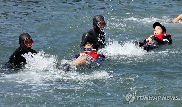 해녀에게 배우는 착의영 생존수영