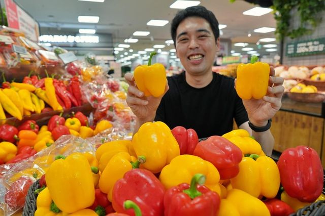 롯데마트, '제철 한 상 기획전'…상생 파프리카 690원 - 1