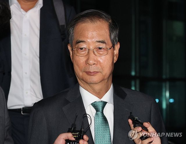 내란특검 조사 마친 한덕수 전 국무총리