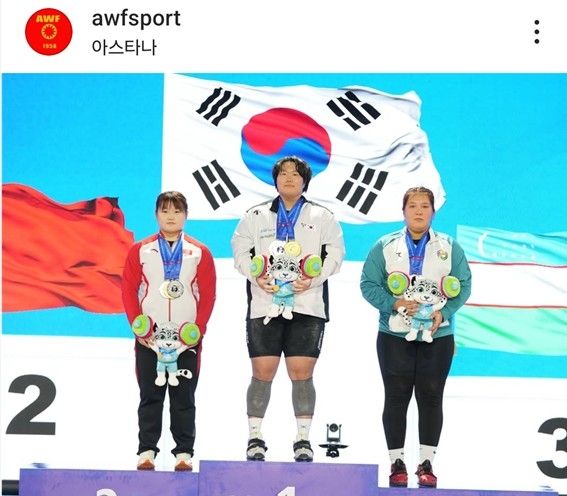 김체량, 2025 아시아유소년역도선수권 여자 최중량급 우승