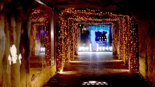 보령 냉풍욕장 내부