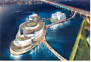 일본의 메가 플로트 조감도