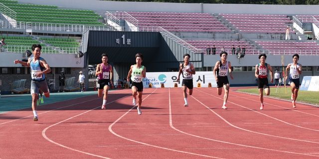 김선우, 백제왕도 익산 2025 전국육상경기대회 남자 중등부 200ｍ 우승