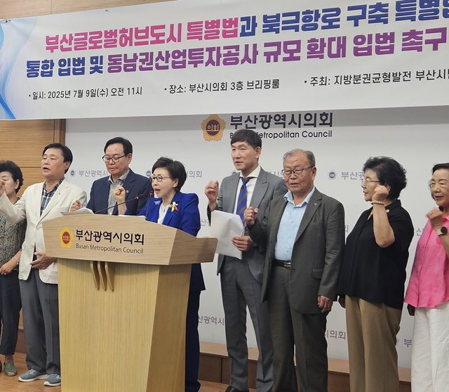 "부산 글로벌 허브 도시·북극항로 구축, 통합 입법해야"