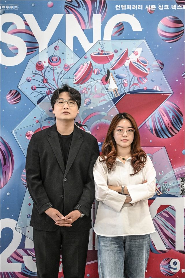 '원초적 기쁨' 공연하는 작곡가 주정현과 최재혁