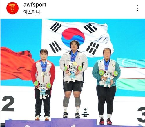 김체량, 2025 아시아유소년역도선수권 여자 최중량급 우승