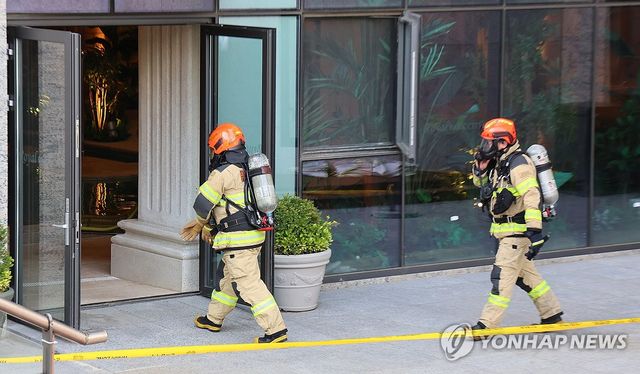 인천 아파트서 염소계 화학물질 누출…18명 부상