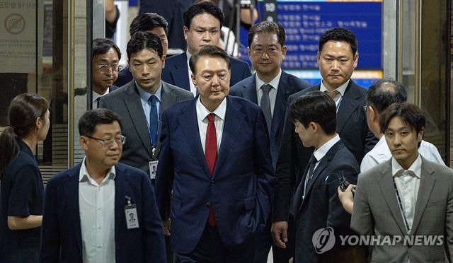 구속심사 마친 윤석열 전 대통령
