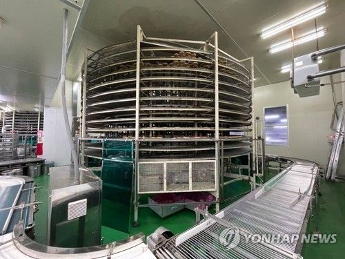 사고 발생한 시화공장 내 스파이럴 냉각 컨베이어