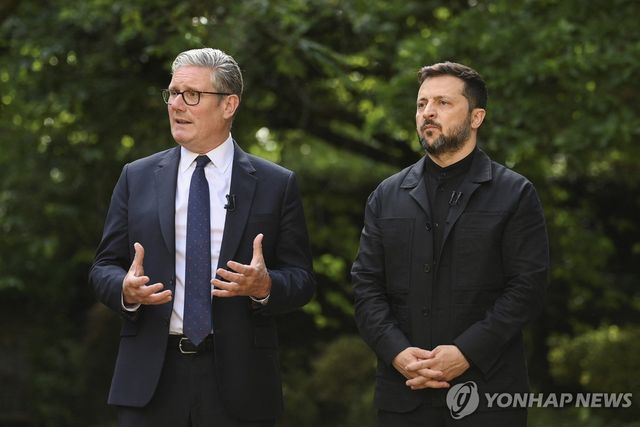 스타머 총리와 젤렌스키 대통령