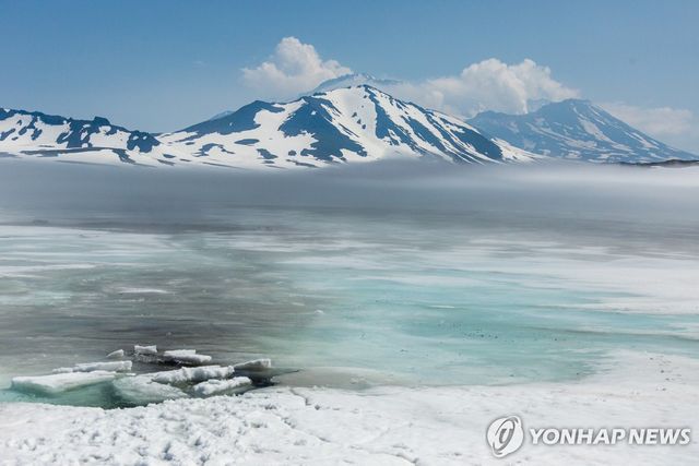 러시아 캄차카반도 화산