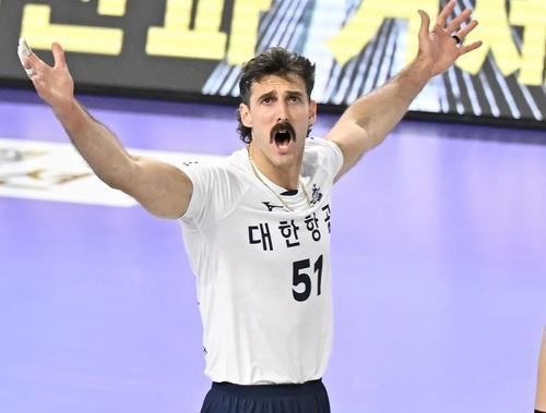 대한항공의 외국인 선수 카일 러셀