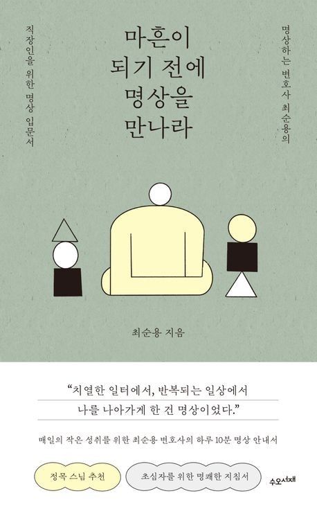 '마흔이 되기 전에 명상을 만나라' 표지