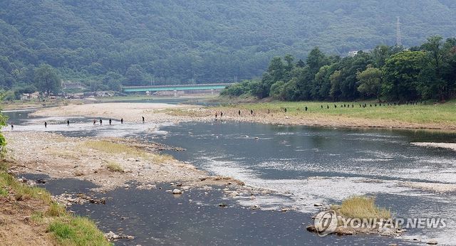 계속되는 실종자 수색 작업