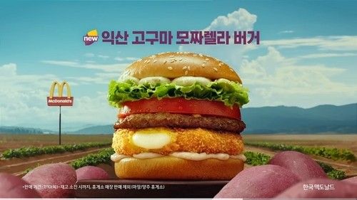 익산 고구마 모짜렐라 버거